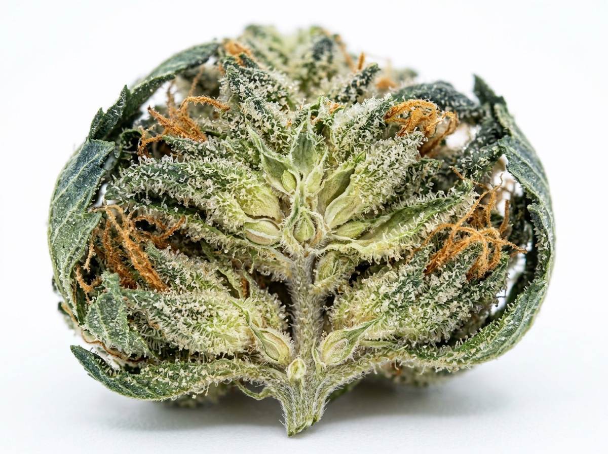 Blue Dream — Full Flower Split View