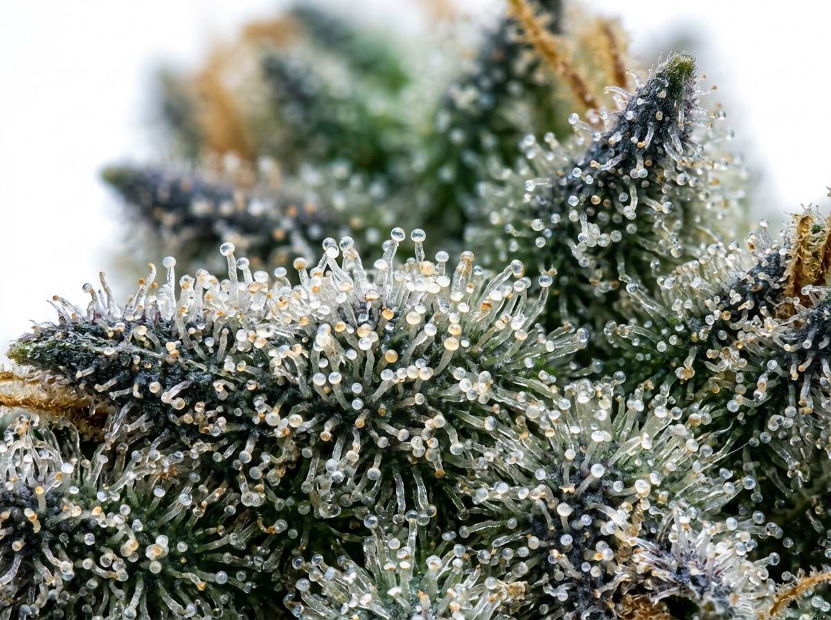 Blue Dream — Trichome Close Up