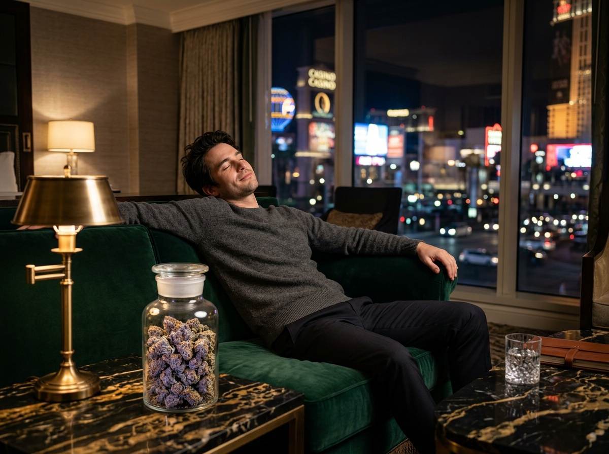 jade cannabis indica strains for sleep after las vegas strip night